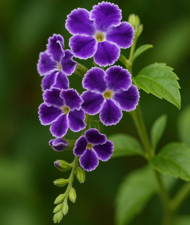 Duranta erecta flowers-min